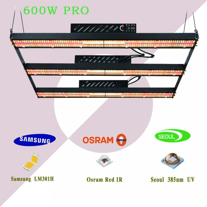 Oslon Ssl Samsung LED Grow Light Bar Far Red UVB 310nm 600w 2.60umol/J