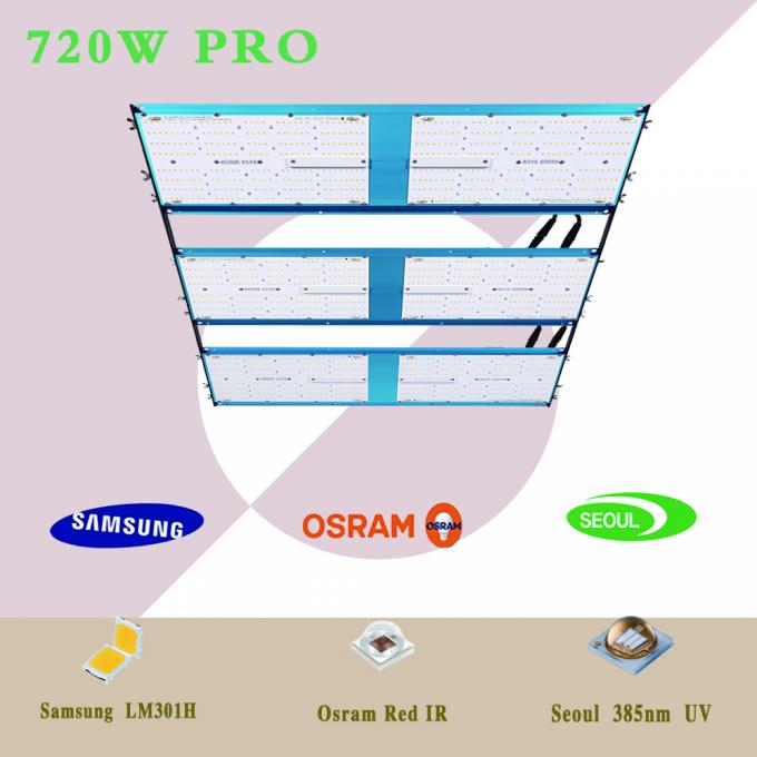 Uv Ir Dimmable Led Grow Light 720w Qb Full Spectrum Oslon Ssl