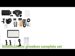 80x80x180cm Growbox Complete Set
