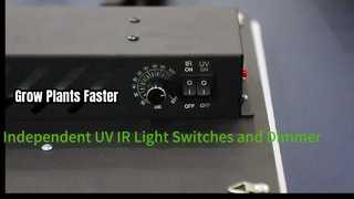 BAVAGREEN 130W Dimmable LED Grow Lamp