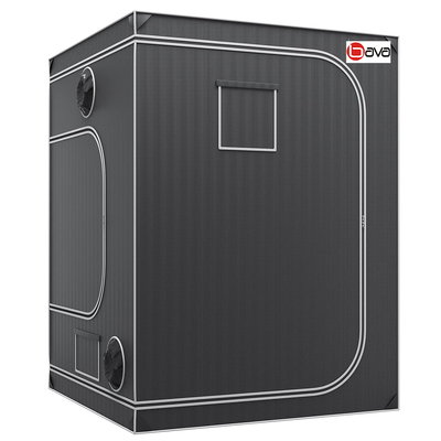 120x120x200cm Large Hydroponic Grow Tent 22mm Metal Pole 1680D Mylar 4x4 Plant Kit for Home Cultivation