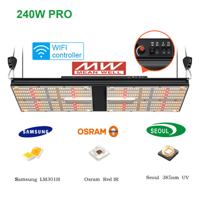 3 Plants Indoor Smart Grow Box Kit 1680D 80x80 Indoor Tent 240W UV IR Samsung LM301H LED Lamp with WiFi Ventilation Fan