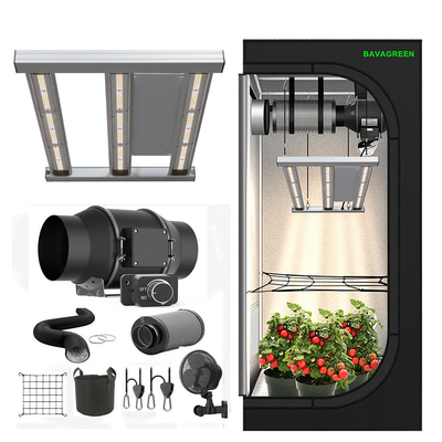 BAVAGREEN 60X60X180CM Smart Growing System 150W Vollspektrum Samsung LM301H EVO UV IR LED Grow Lampe For GrowZelt Kit