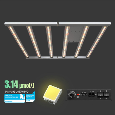 BAVAGREEN 600W LED Grow Light Samsung LM301H EVO UV IR Control Commercial Bar Growing Lamp For 120x120cm Plant Tent