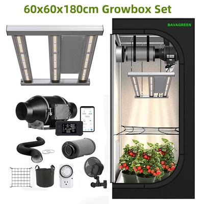 BAVAGREEN 150W LED Grow Lampe Vollspektrum Samsung LM301H EVO UV IR Plant Lamp For 60x60x180cm GrowZelt Kit Komplettes