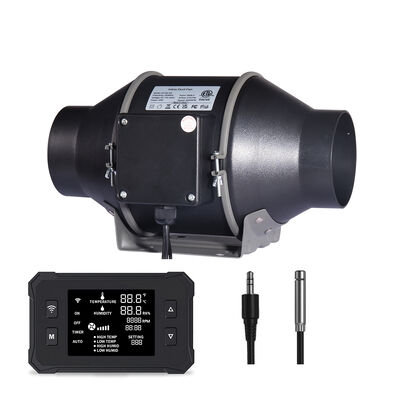 BAVAGREEN WIFI APP Smart Inline Booster Duct Fan Quiet EC Motor 4 6 8 Inch Ventilation Exhaust Fan for Grow Tent ,Home