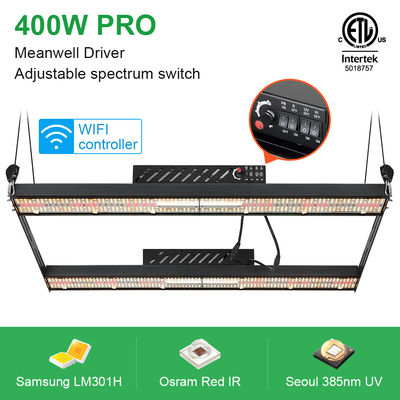 Osram SSL Red LM301H Quantum Board 400W Full Spectrum Led Grow Light 4 Switches