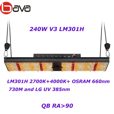 2x4 SAMSUNG Board LM301H Horticulture T5 Led Grow Light Fixtures 2.6 umol/W