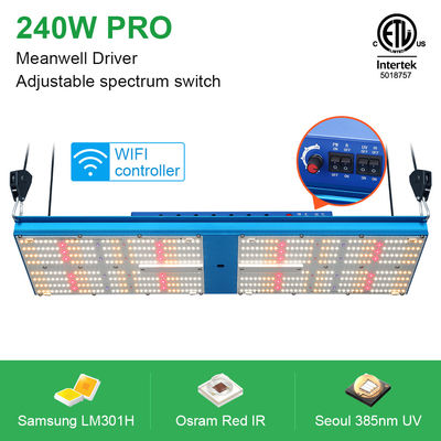 3000K Oslon SSL 660nm Red 240W LED Grow Light SAMSUNG LM301H Quantum Board