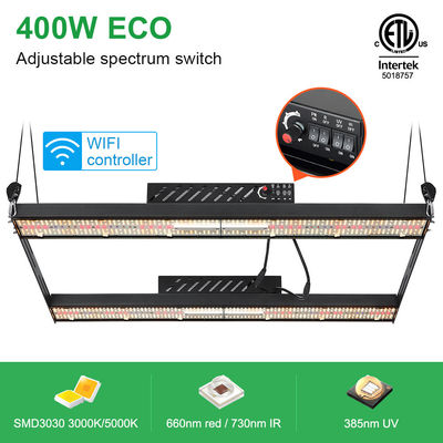 2.45Umol/J 400w Waterproof Led Grow Light 5000k Dob Full Spectrum