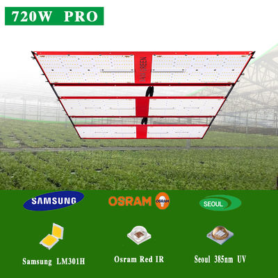 4 channel spectrum 3000k 660nm ir uv plant led grow light 720w for plant growth