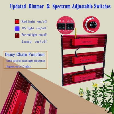 4 channel spectrum 3000k 660nm ir uv plant led grow light 720w for plant growth