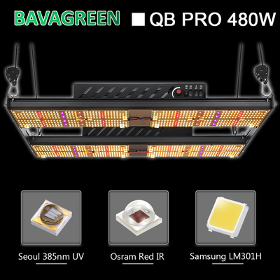 4x4 Quantum Board 480 Watt 1248umol/s Samsung LED Grow Light For Blooming