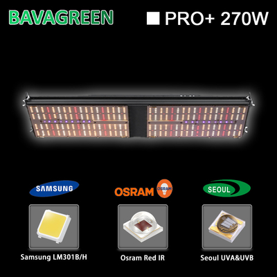 2.65 Umol/J Adjustable Spectrum LED Grow Lights 4 Channel IR UV Separate