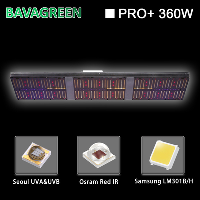 360W Full Spectrum Grow Lamp 4x4  sq ft Dimmable For Indoor Garden
