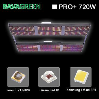Full Spectrum 720W LED Grow Light UV IR Samsung LM301B 301H For Indoor Plants