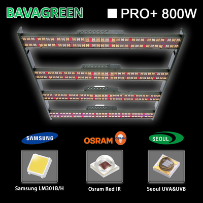 4 Spectrum Channel 800w LED Grow Light Lm301h Aluminum Body Material