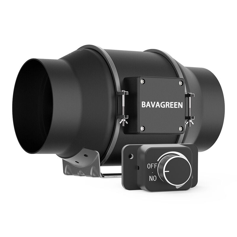 Ventilation Fan WIFI APP Smart Inline Booster Duct Fan Quiet EC Motor Energy Saving 4 Inch 35W Power with Low Noise and High Airflow