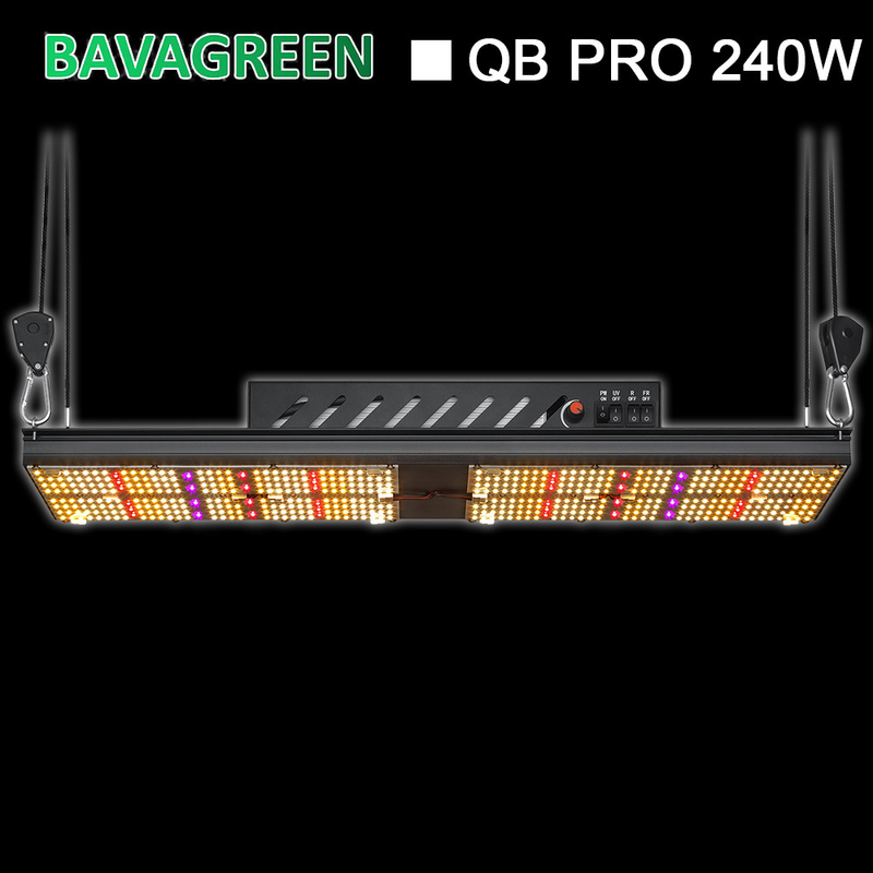 240w full spectrum 385nm 730nm Red 660nm mix samsung lm301h led grow light with 4 switches