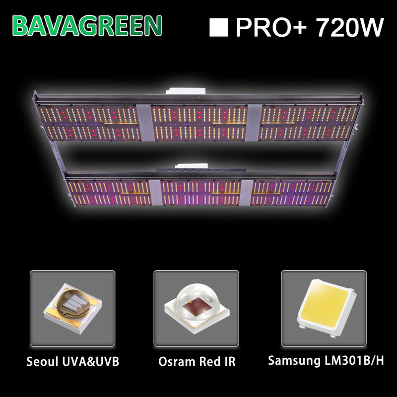 Full Spectrum 720W LED Grow Light UV IR Samsung LM301B 301H For Indoor Plants